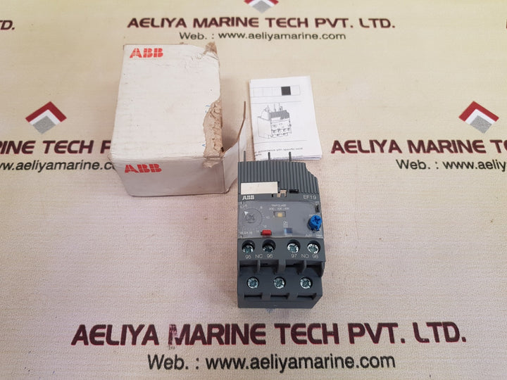 Abb Ef19-18.9 Overload Relay 1Sax121001R1105