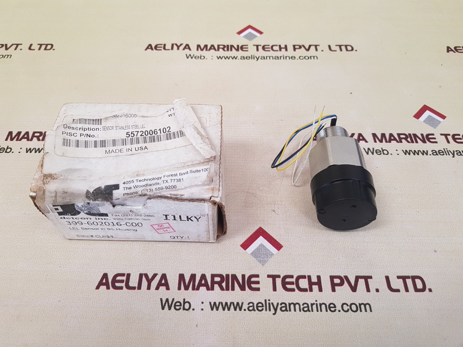 Detcon 399-602016-000 stainless steel lel sensor