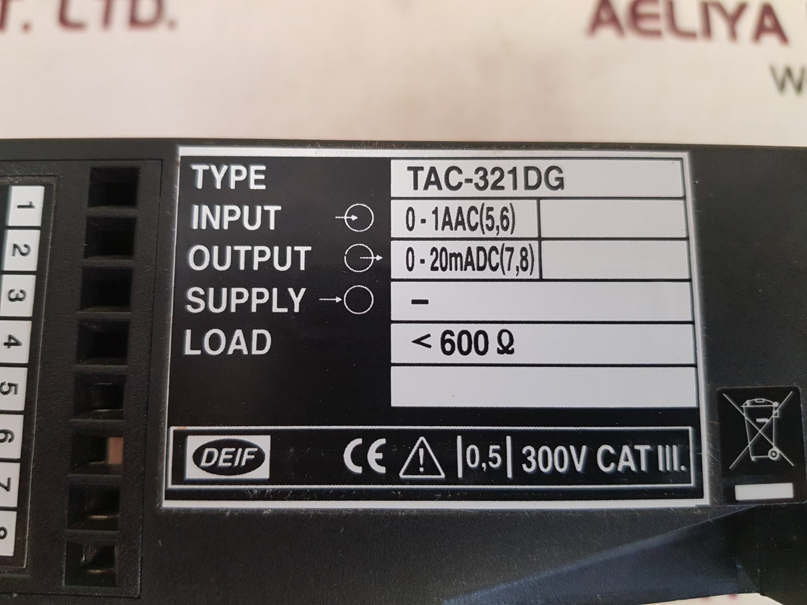 Deif Tac-321Dg Current Transducer
