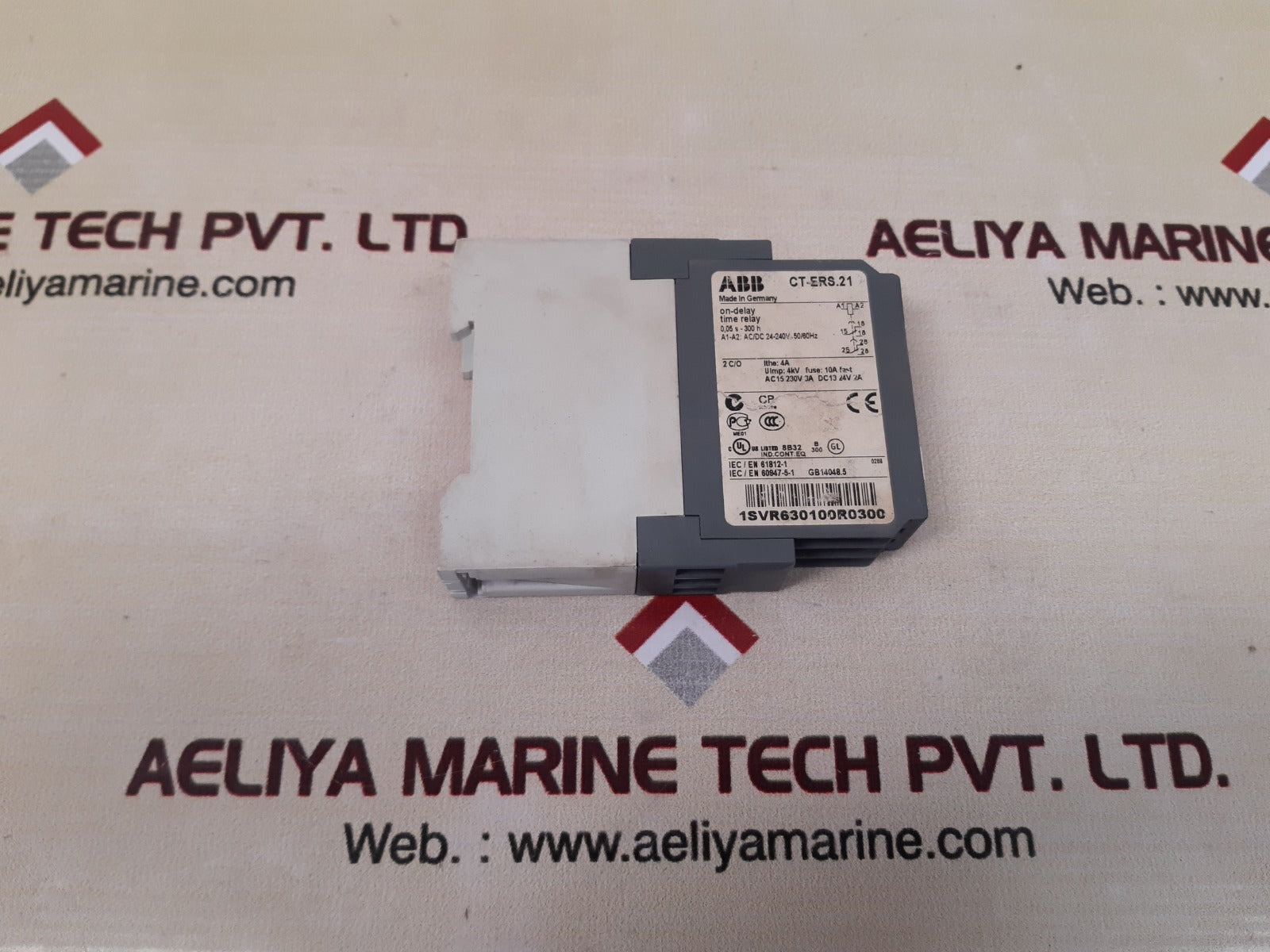 Abb ct-ers.21 time relay on-delay 1svr630100r0300