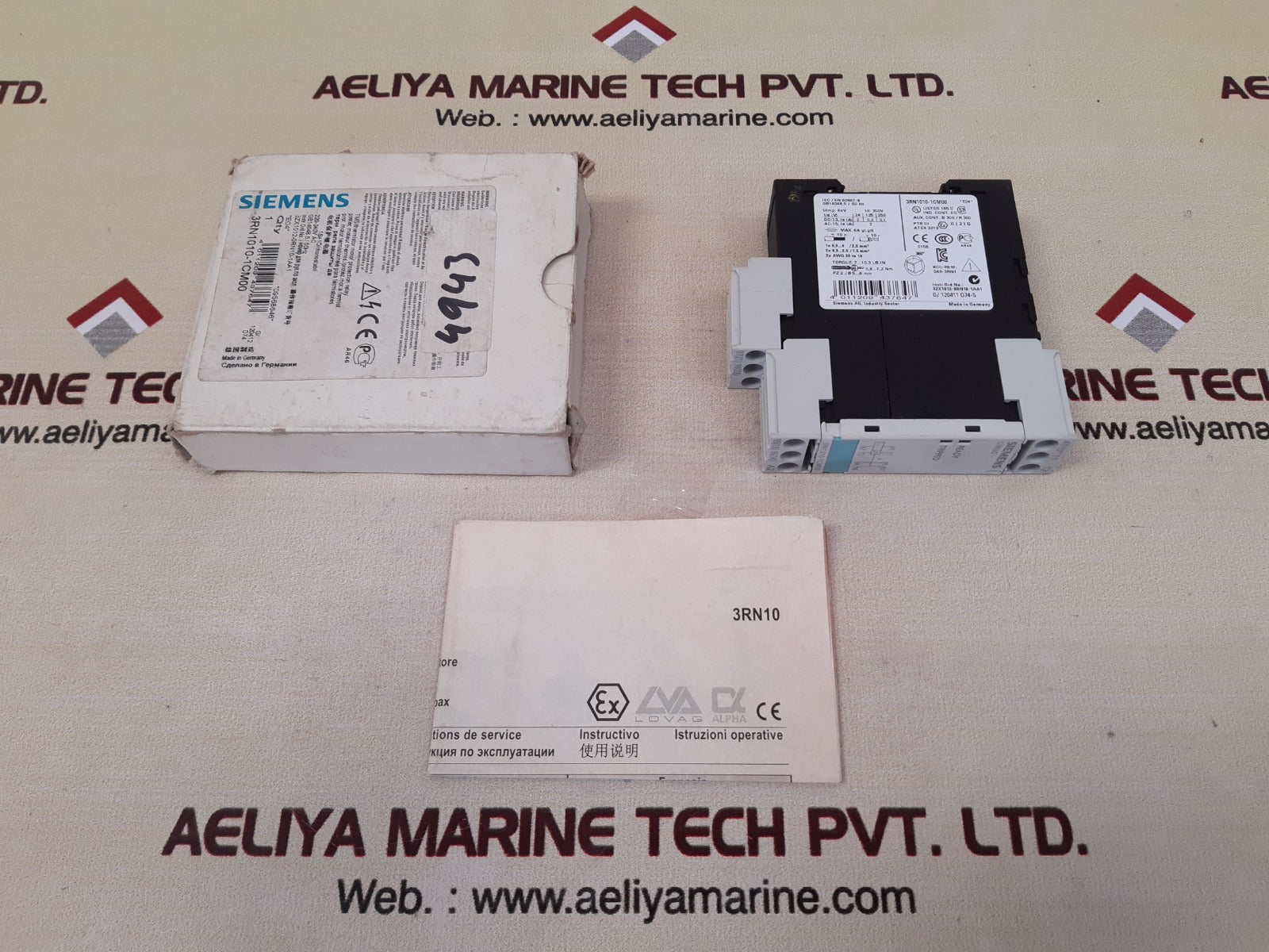 Siemens Sirius 3Rn1010-1Cm00 Thermistor Motor Protector Relay 220-240V Ac