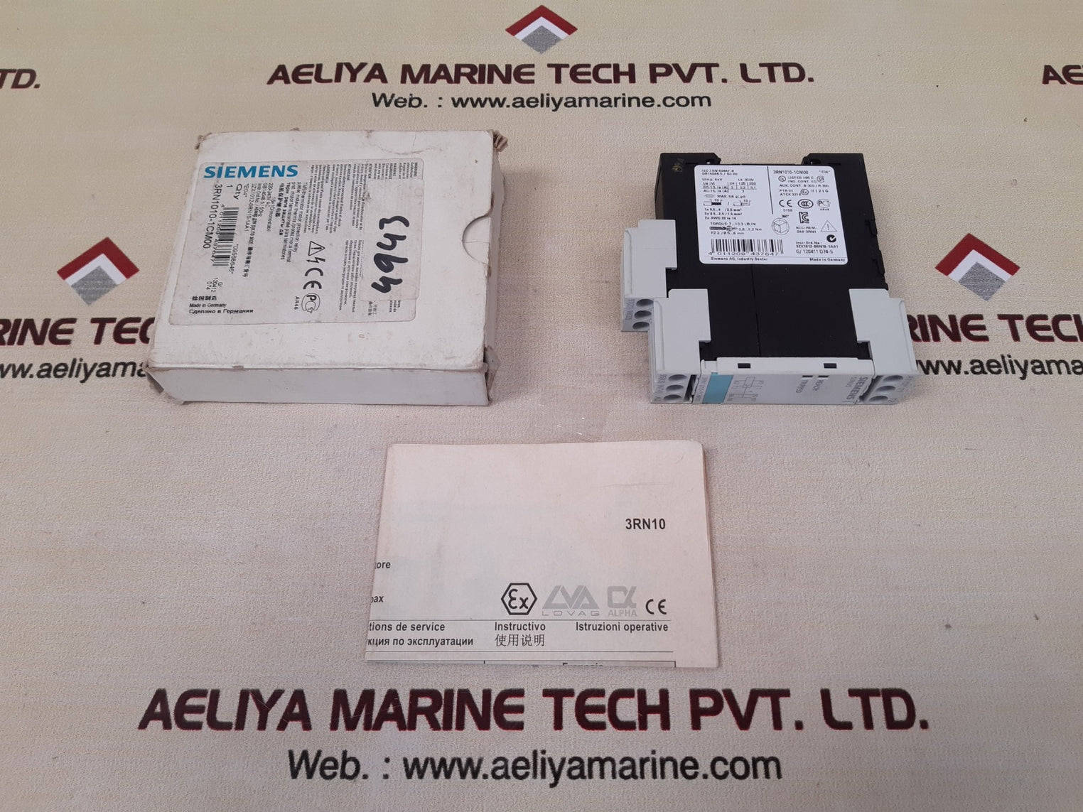 Siemens Sirius 3Rn1010-1Cm00 Thermistor Motor Protector Relay 220-240V Ac