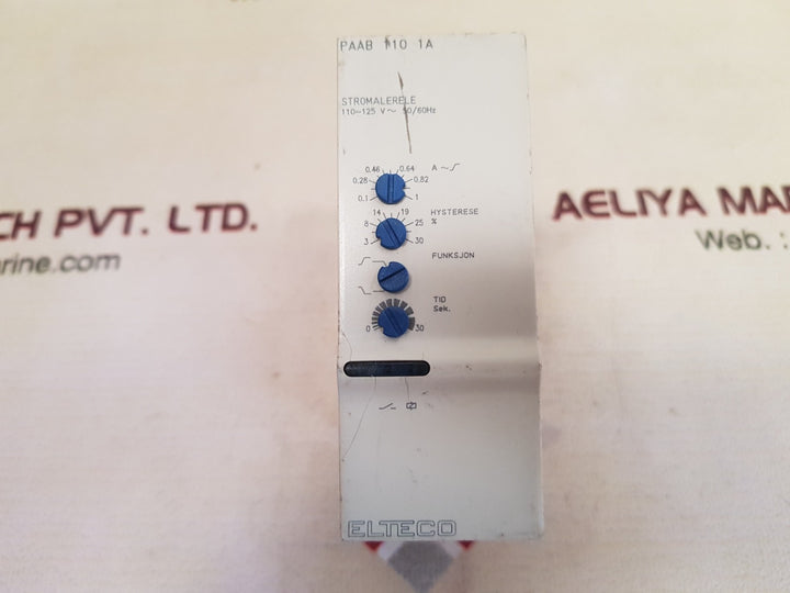 Elteco Paab 110 1A Voltage Control Relay 110-125V~ 50/60Hz