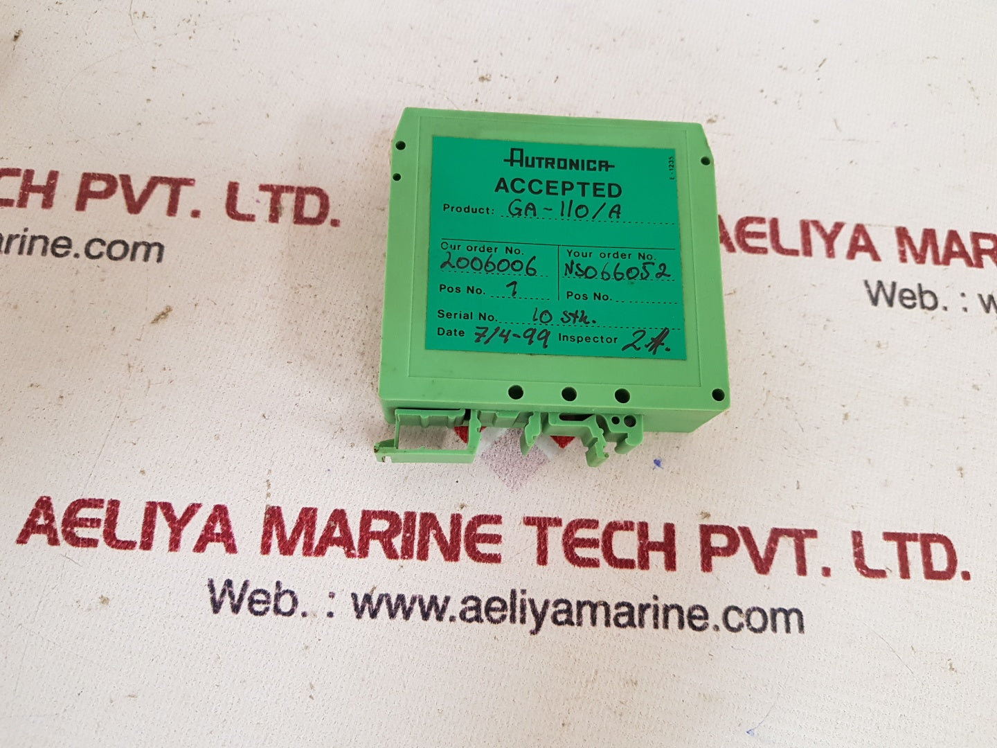 Autronica ga-110/a thermocouple amplifier