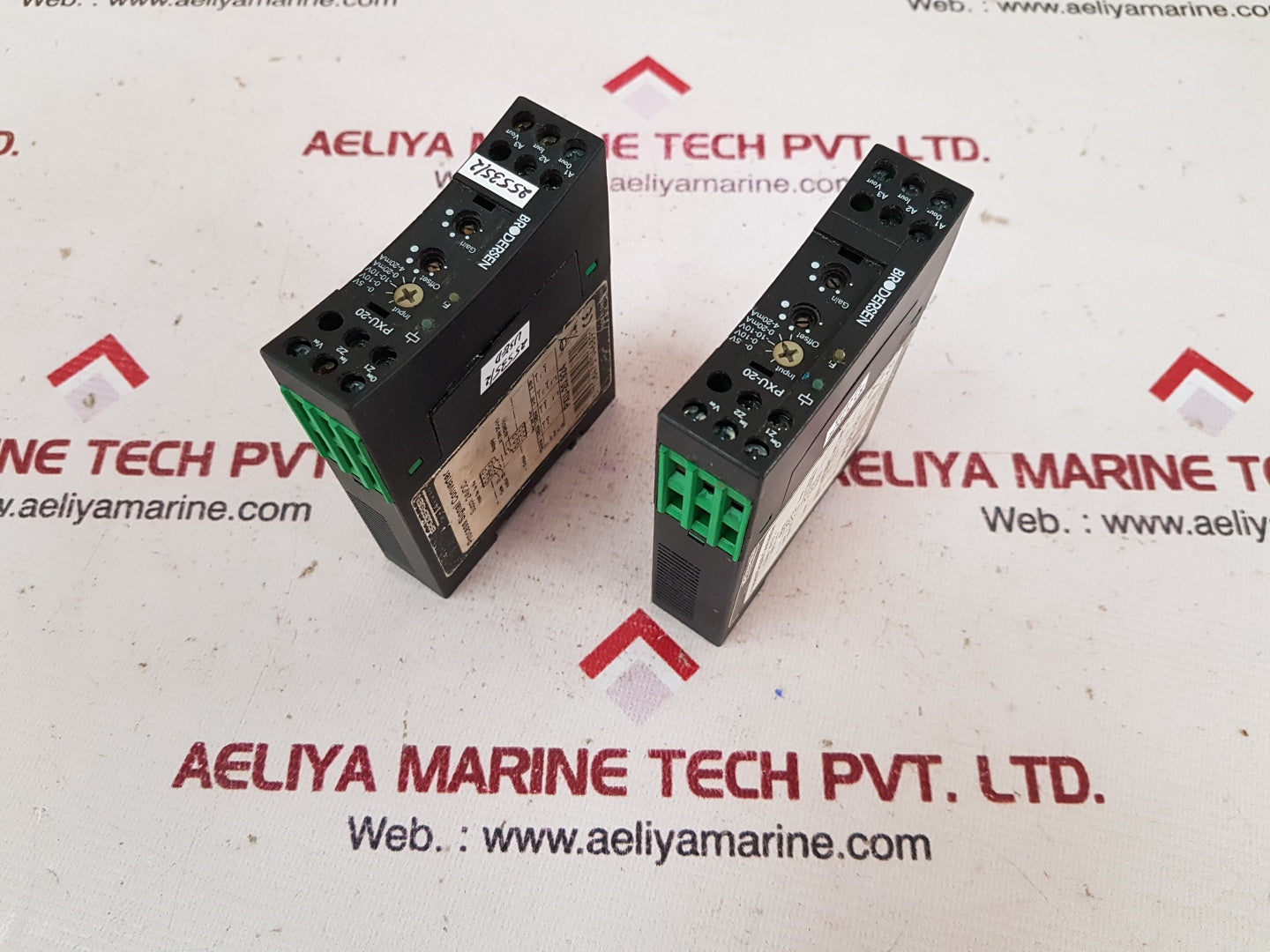 Brodersen pxu-20.924 process signal converter pxu-20 