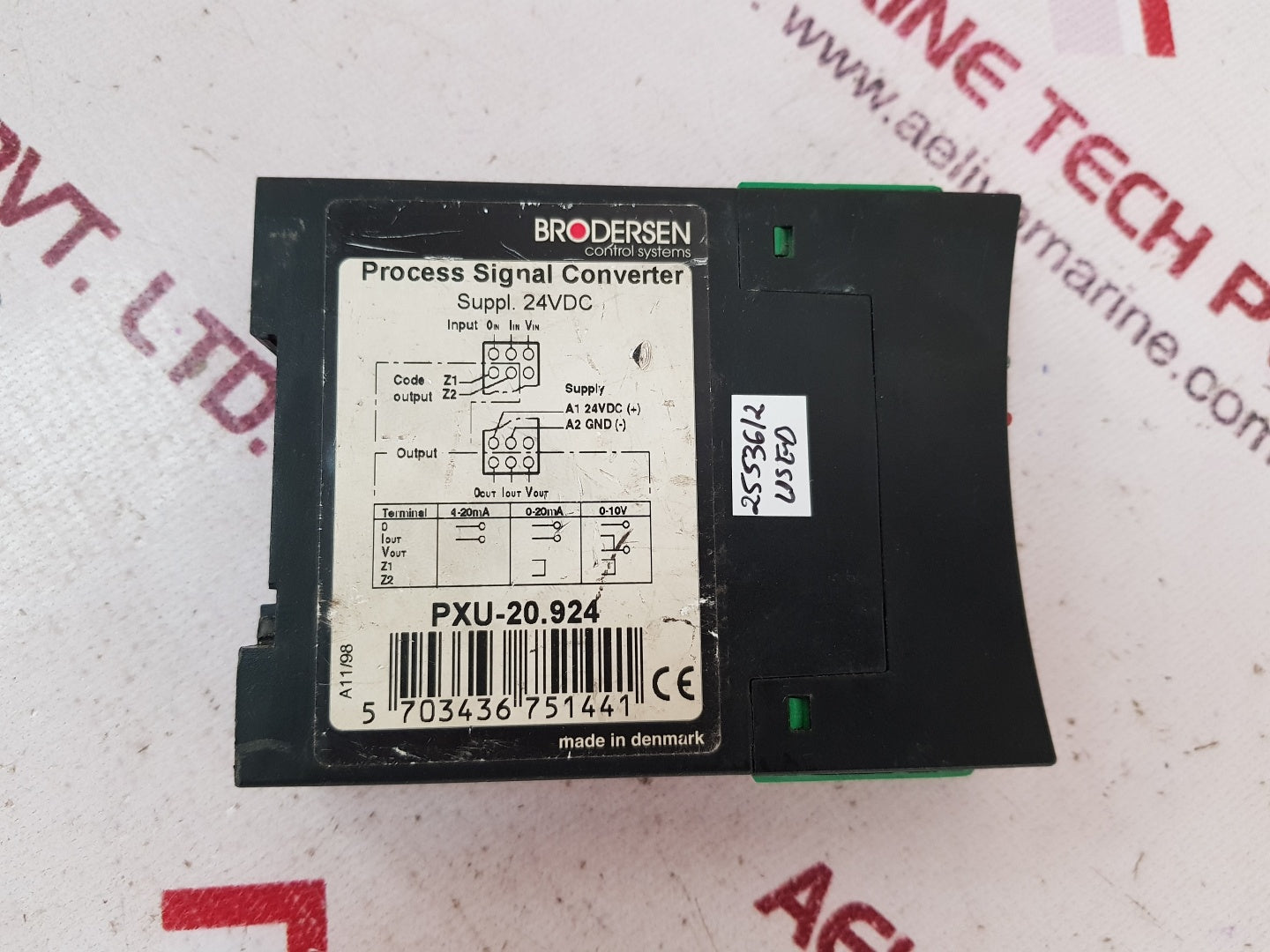 Brodersen pxu-20 pxu-20.924 process signal converter