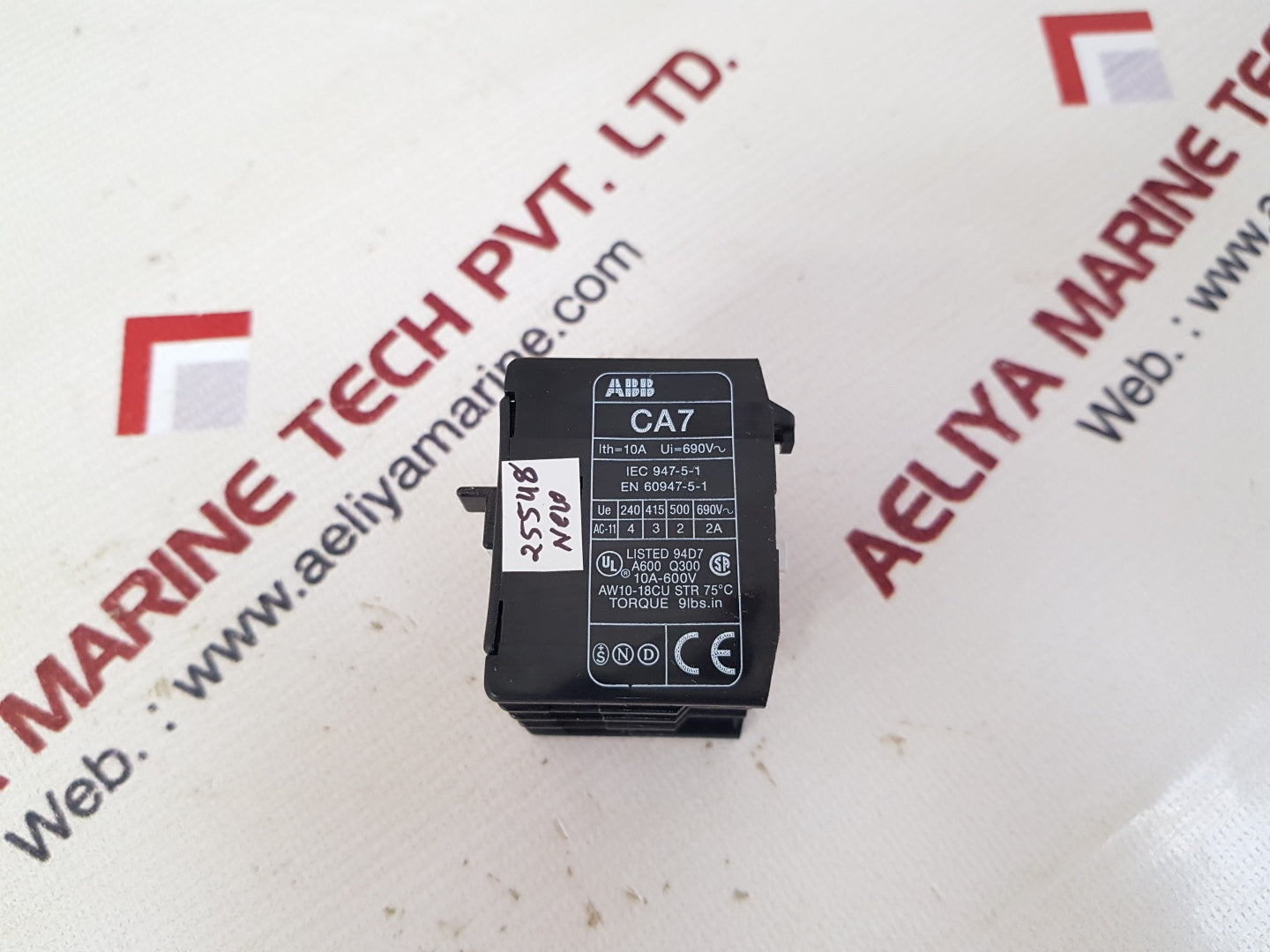 Abb ca7-40e auxiliary contact block