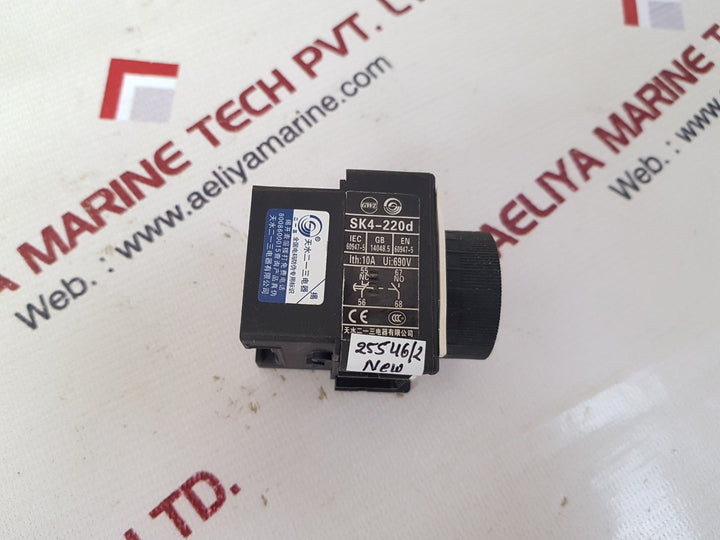 Tianshui Sk4-220d time relay block 0.1~3s