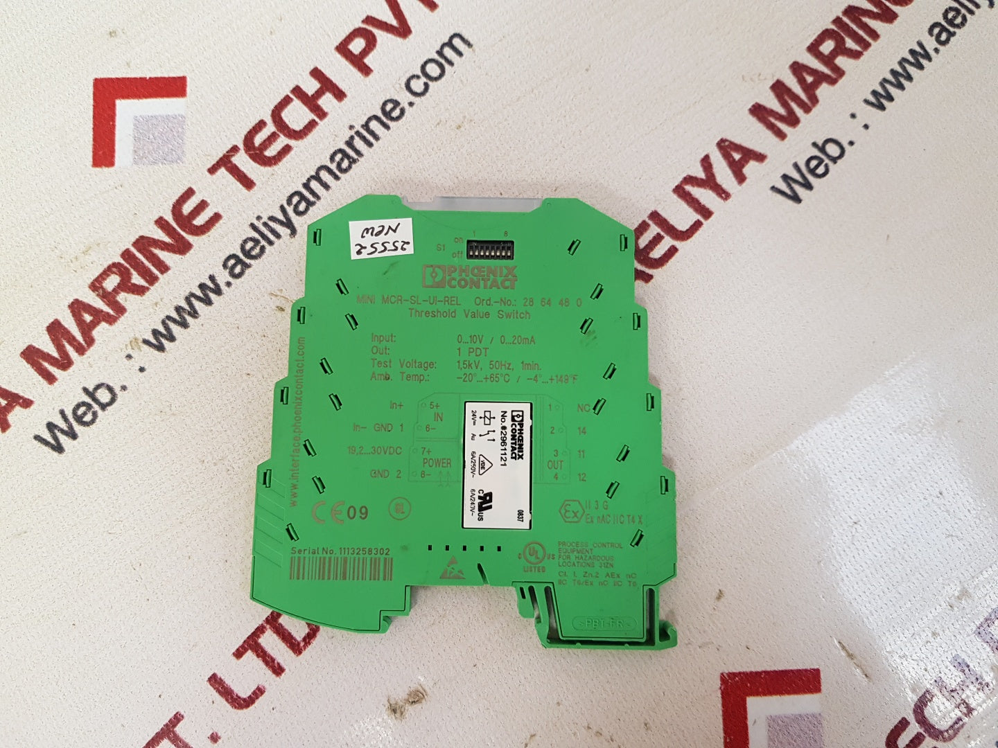 Phoenix contact mini mcr-sl-ui-rel threshold value switch 2864480