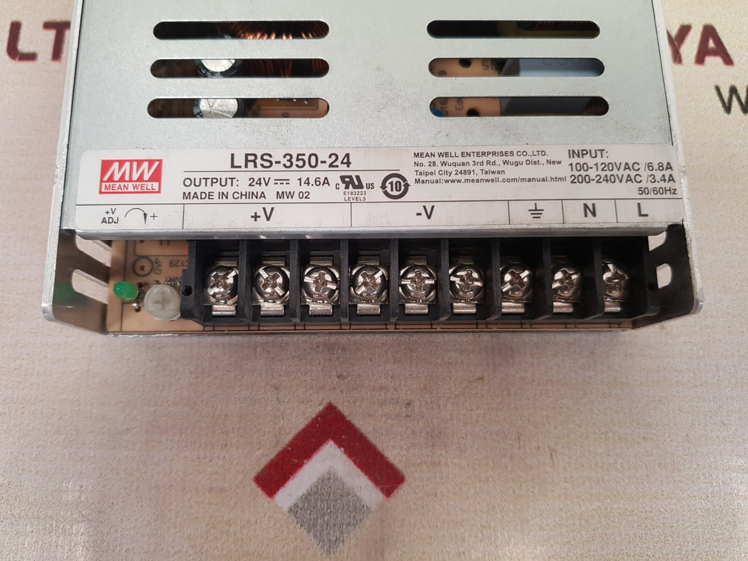 Mean Well Lrs-350-24 Switching Power Supply 24V, 14.6A