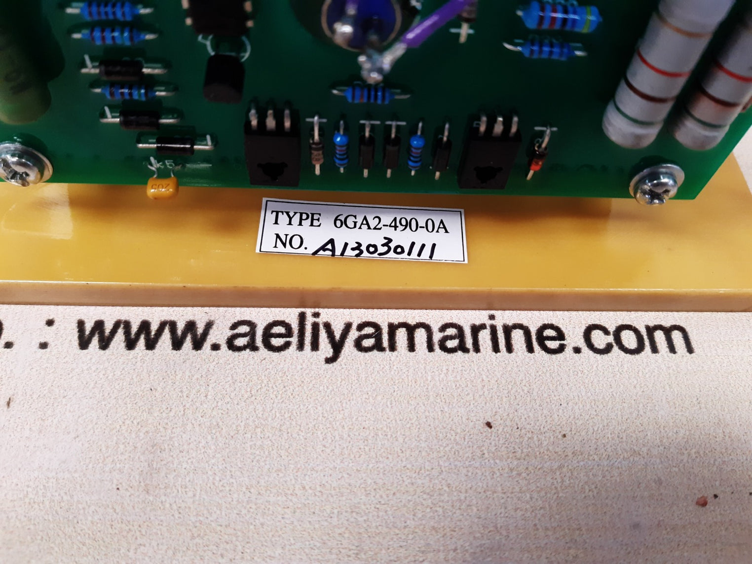 Siemens 6ga2-490-0a automatic voltage regulator