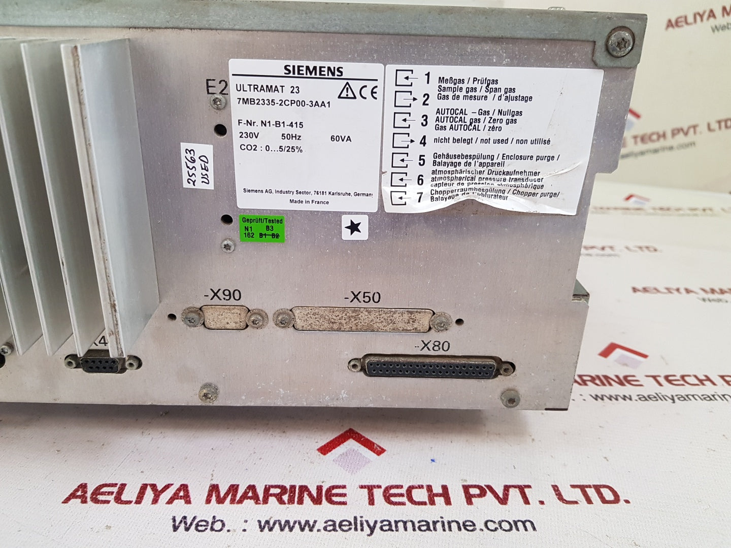 Siemens ultramat 23 7mb2335-2cp00-3aa1 gas analyzer