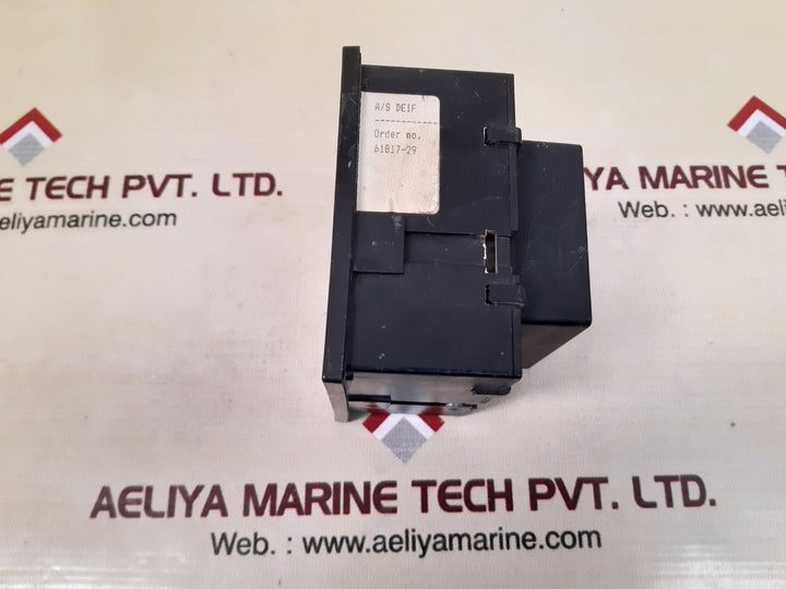 Nor Control/Deif Dlq96-pcnb Setpoint Meter
