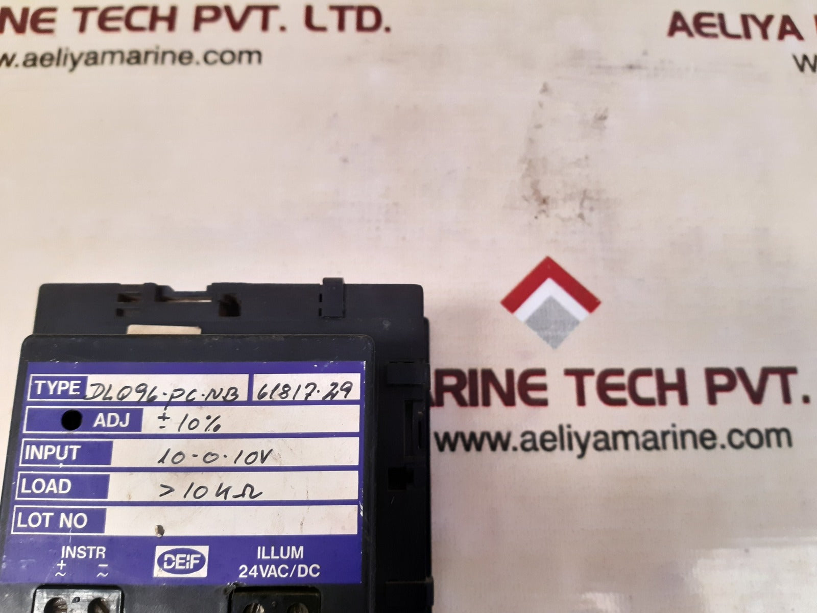 Nor Control/Deif Dlq96-pcnb Setpoint Meter