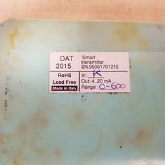 Datexel Dat2015 Smart Transmitter Range 0-600
