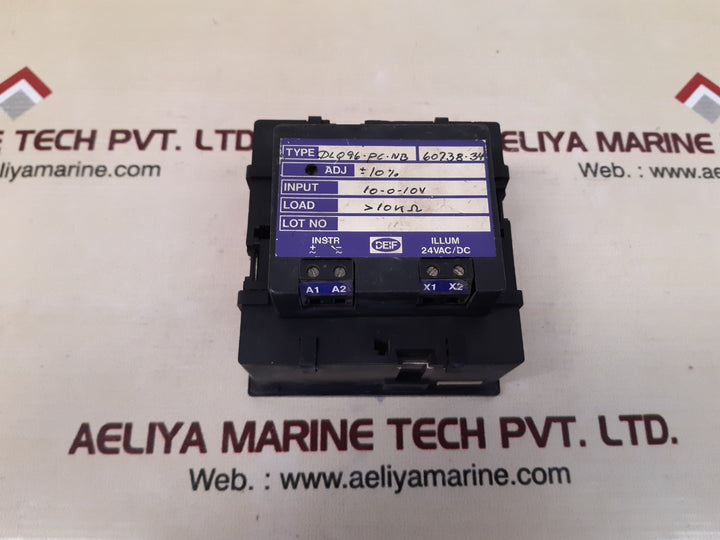 Nor Control/Deif Dlq96-pcnb Rpm Meter