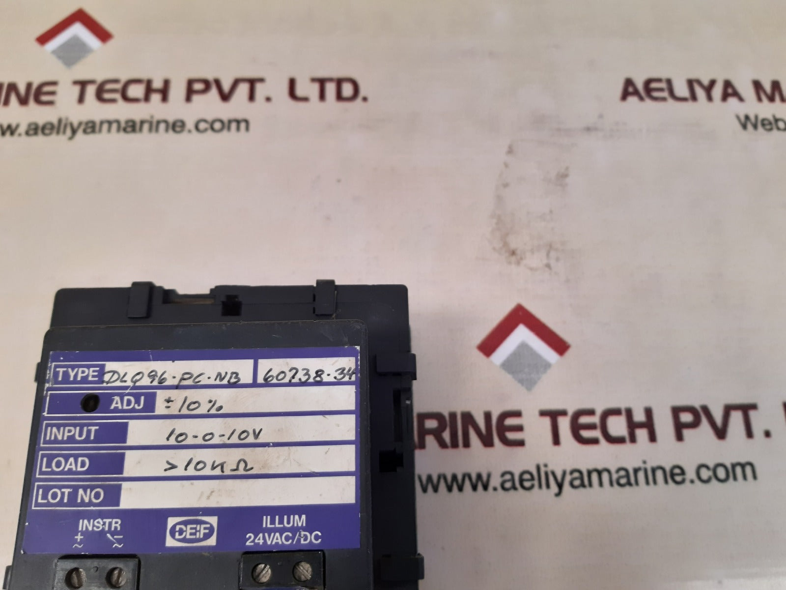 Nor Control/Deif Dlq96-pcnb Rpm Meter