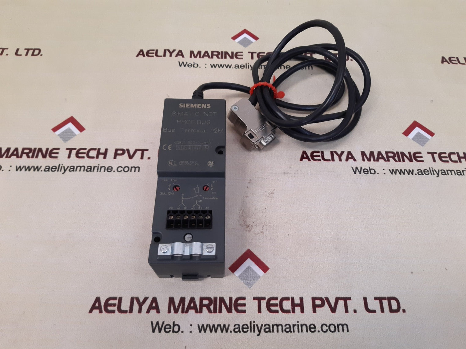 Siemens simatic net 6gk1 500-0aa10 bus terminal 12m