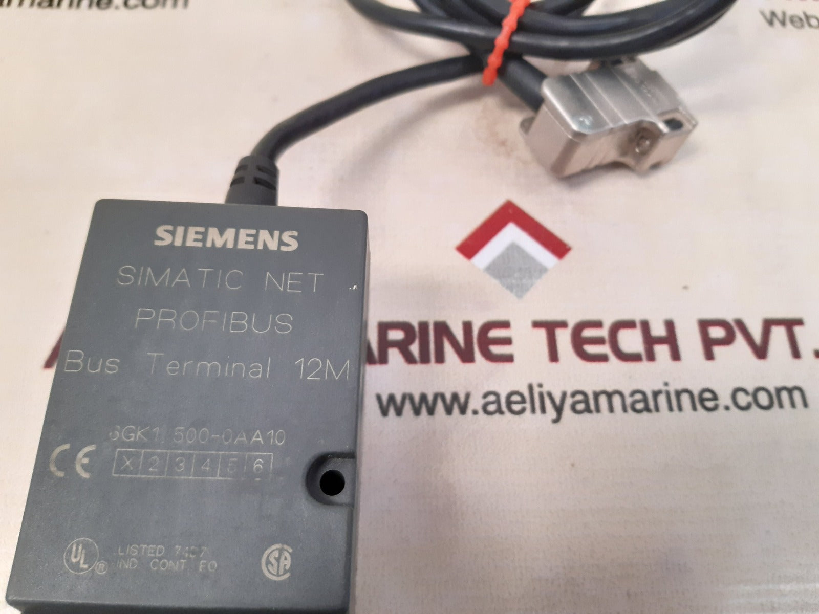 Siemens simatic net 6gk1 500-0aa10 bus terminal 12m