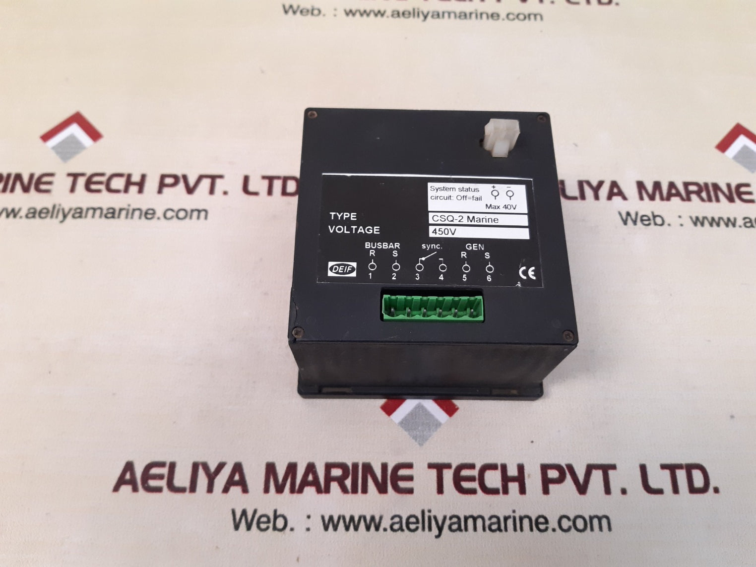 Deif csq-2 marine synchroscope relay 450v