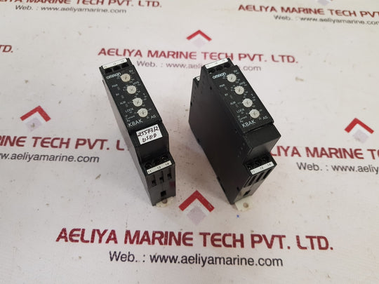 Omron k8ak-as2 24vac/dc temperature measuring & monitoring relays