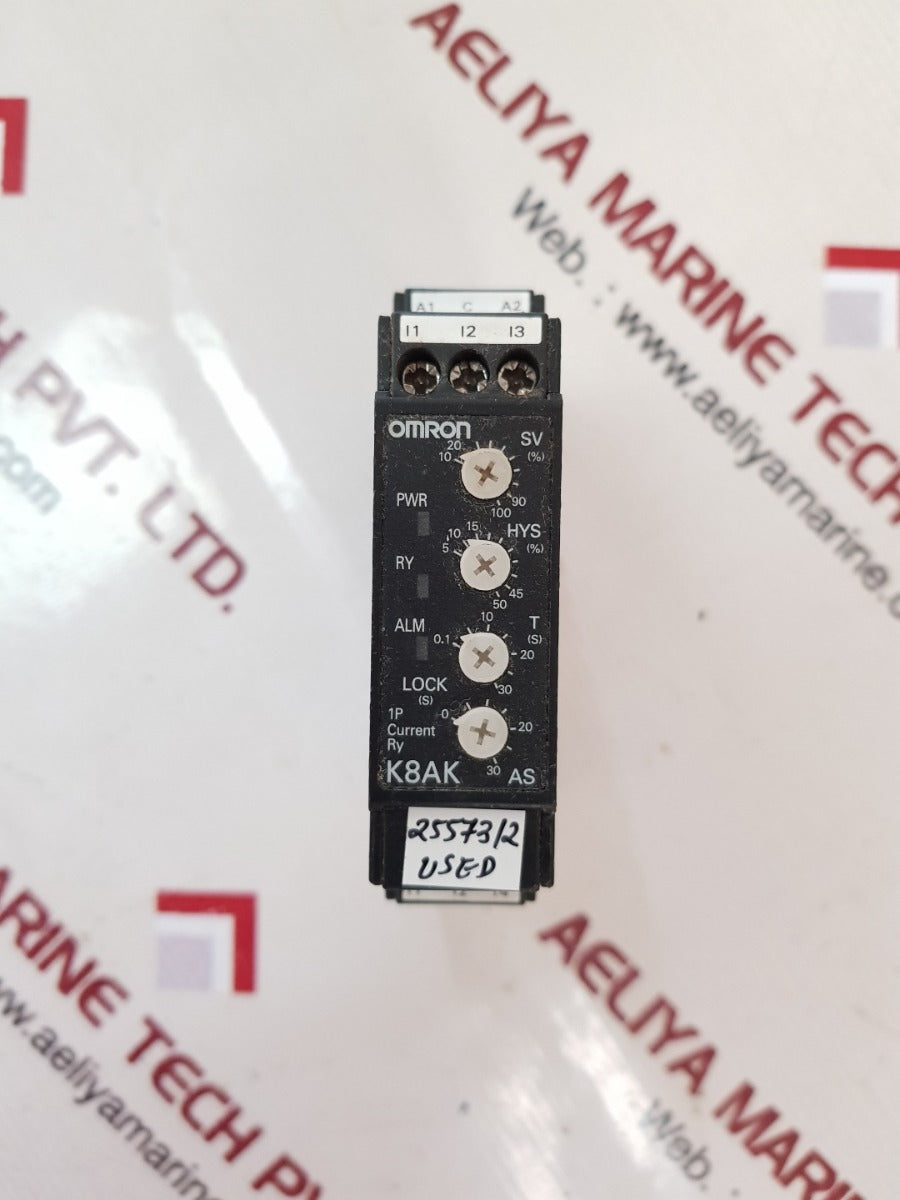 Omron k8ak-as2 24vac/dc temperature measuring & monitoring relays