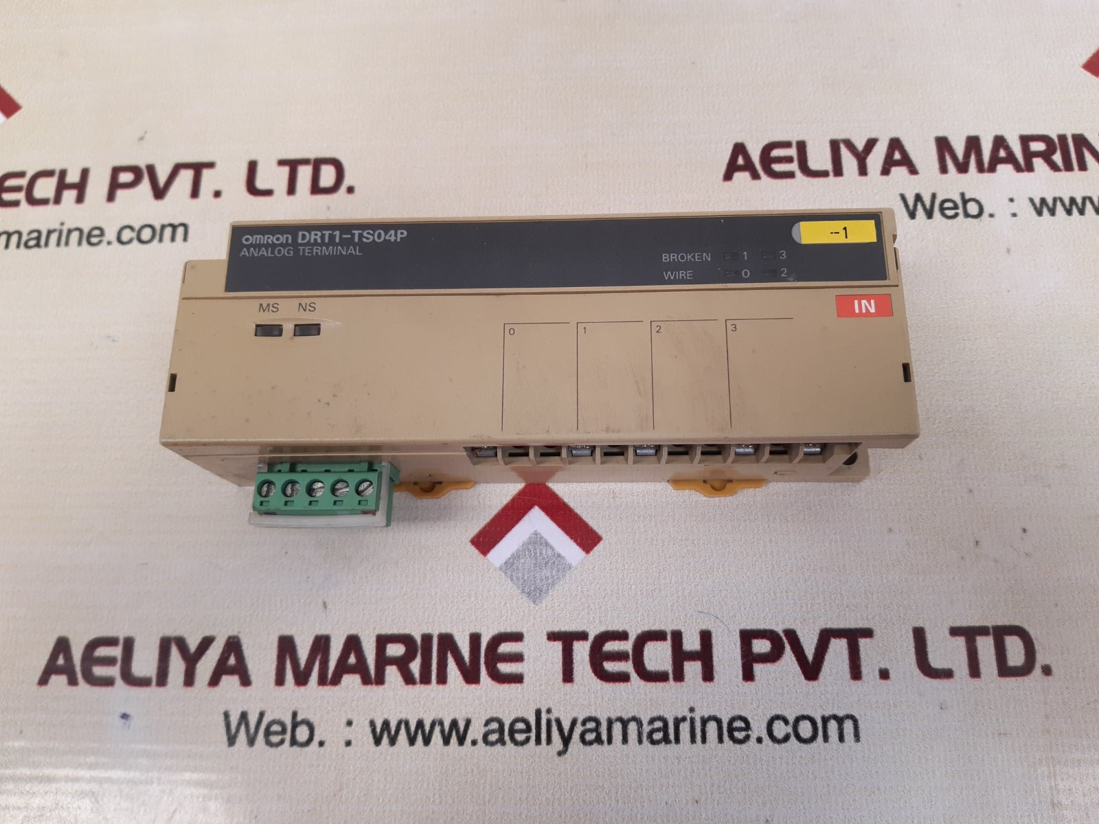 Omron Drt1-ts04P Analog Input Terminal 24Vdc 0.03A 24Vdc 0.13