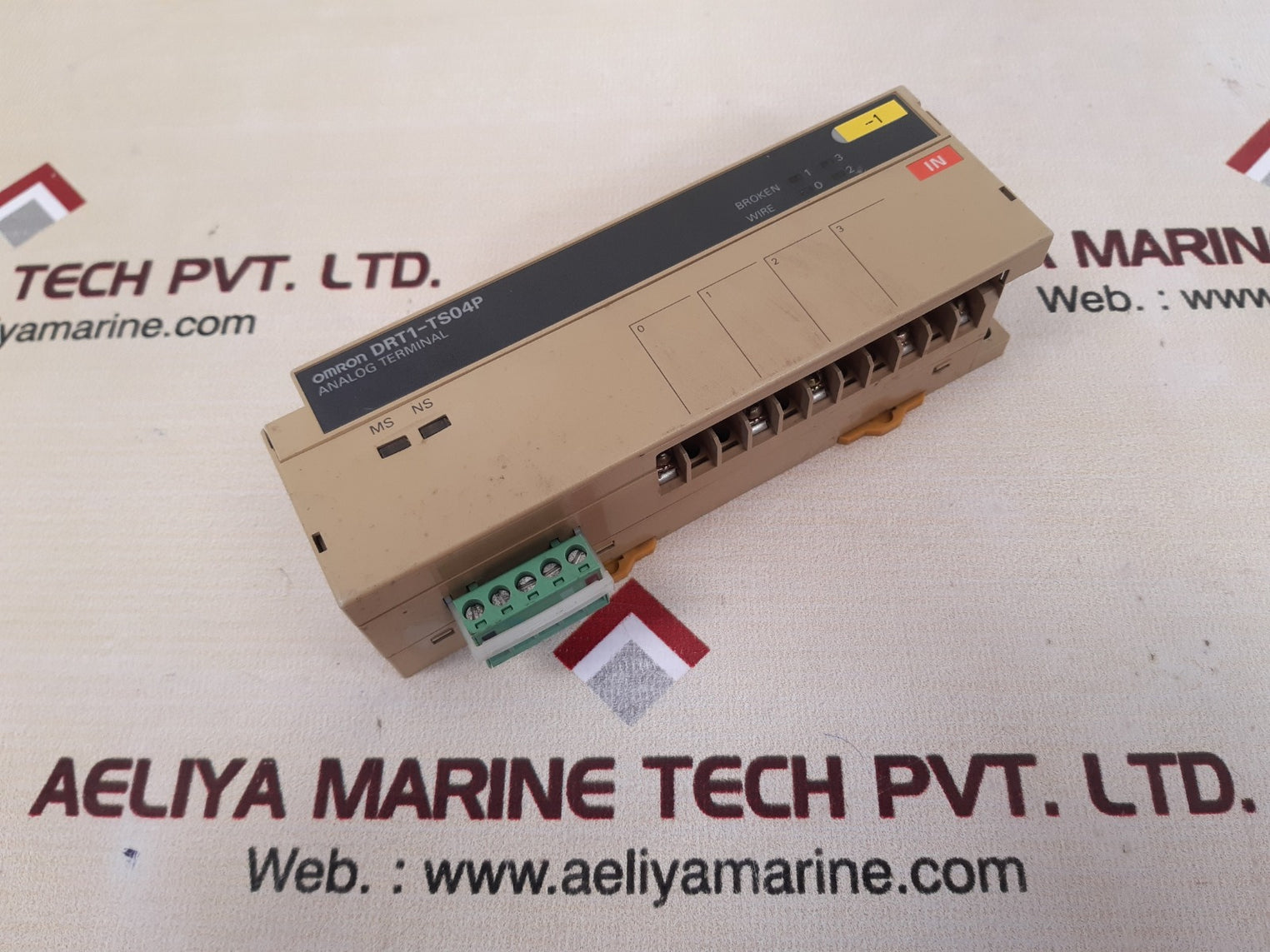 Omron Drt1-ts04P Analog Input Terminal 24Vdc 0.03A 24Vdc 0.13