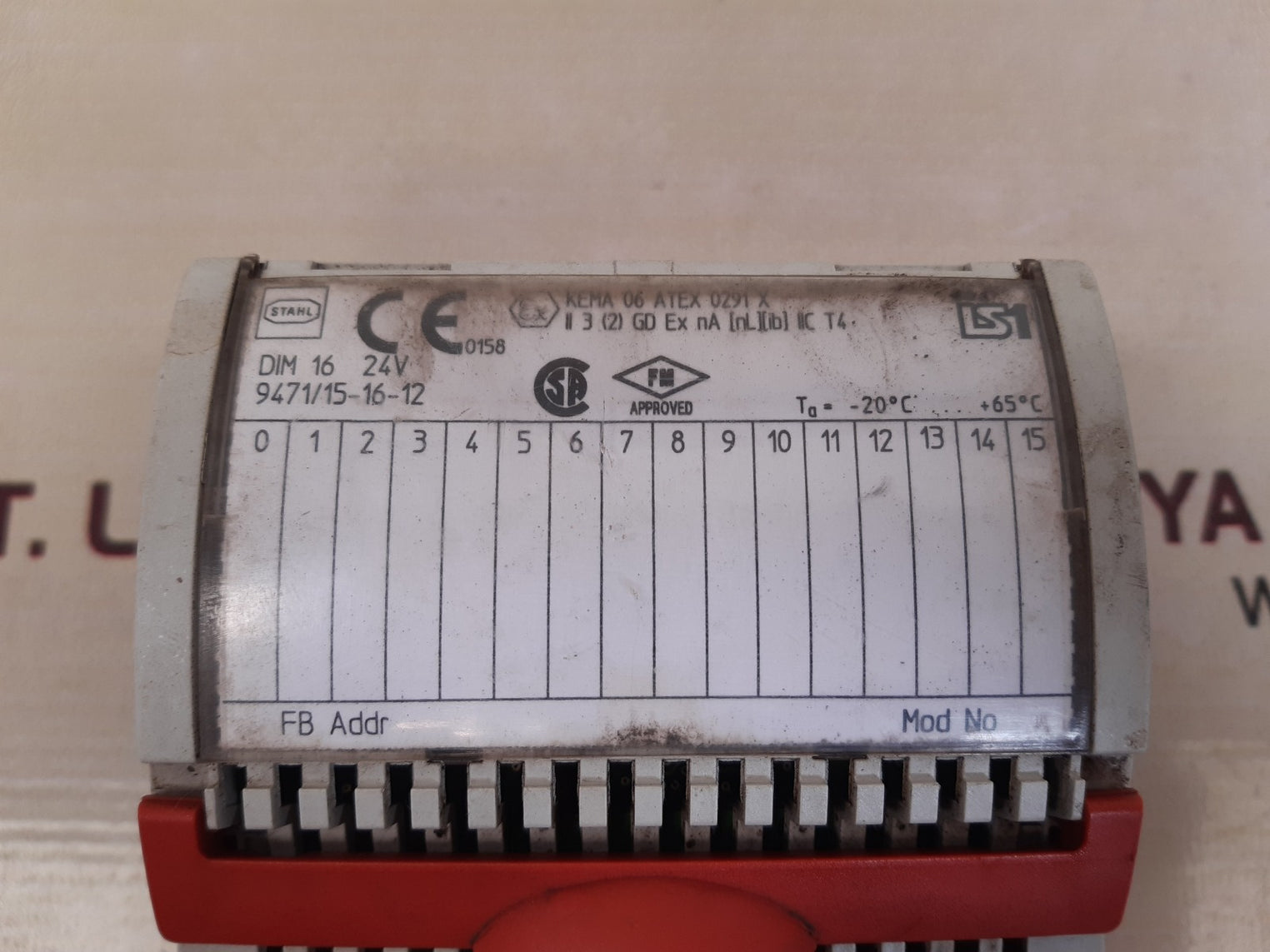 Stahl 9471/15-16-12 Digital Input Module Ta=-20°C...+65°C