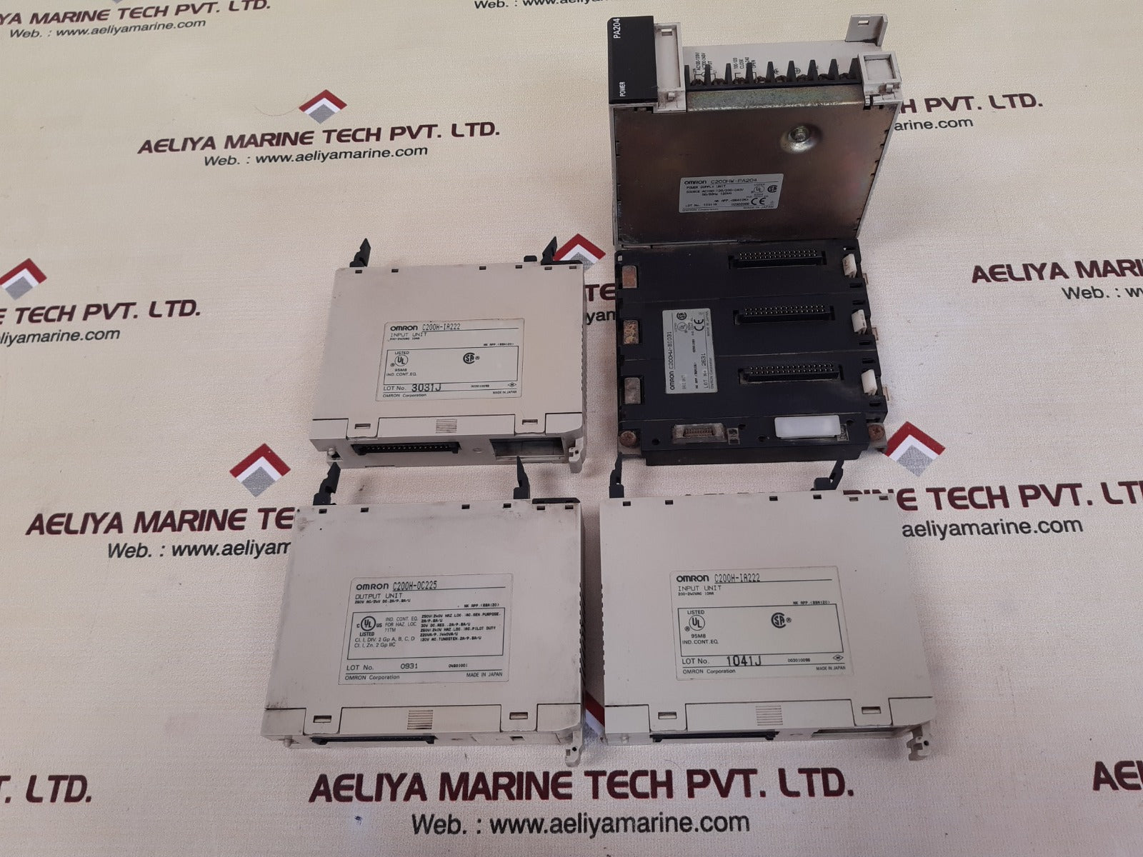 Omron C200H-ia222/C200H-oc225/Pa204 I/O Power Supply Unit With Base