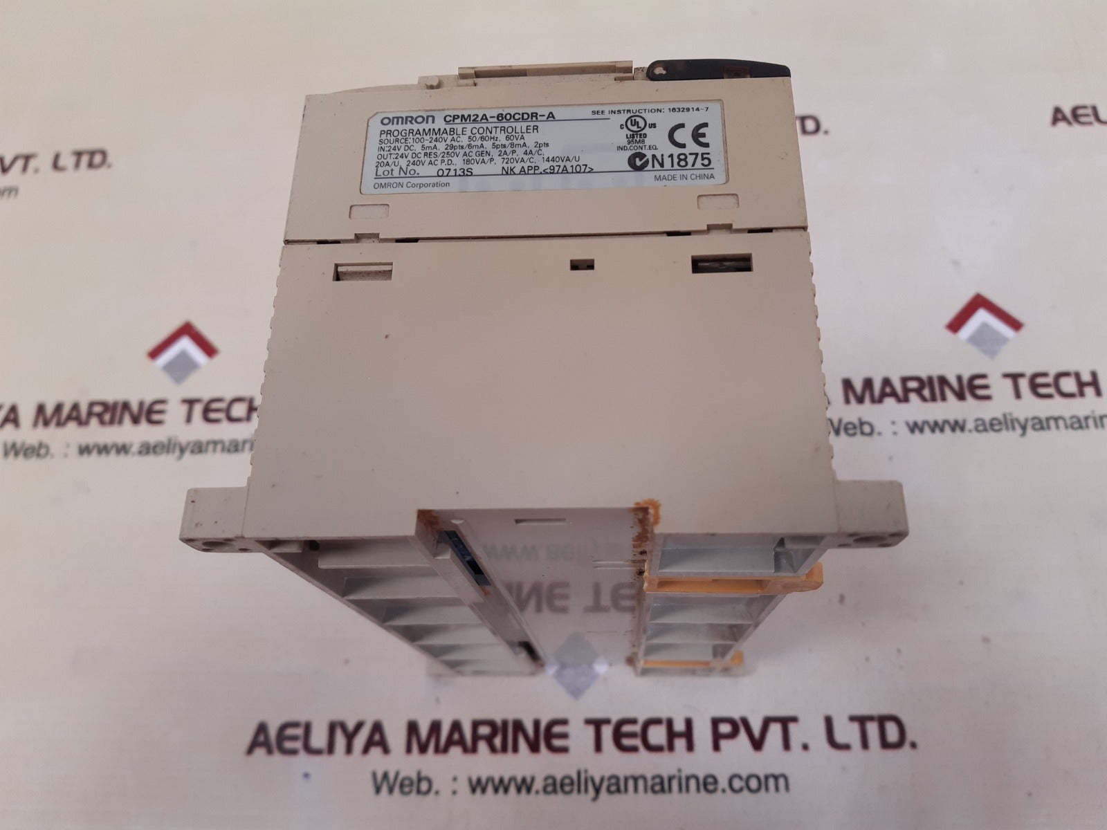 Omron Cpm2A-60Cdr-a Programmable Controller 100-240V Ac, 50/60Hz, 60V