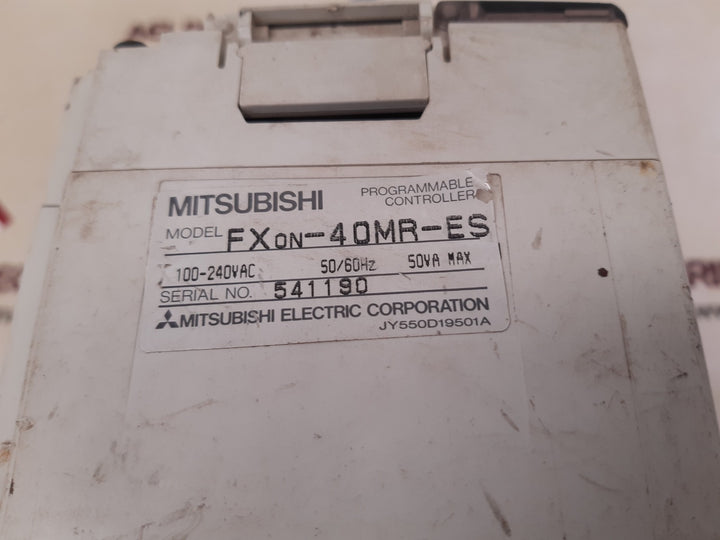 Mitsubishi melsec fx0n-40mr-es programmable controller