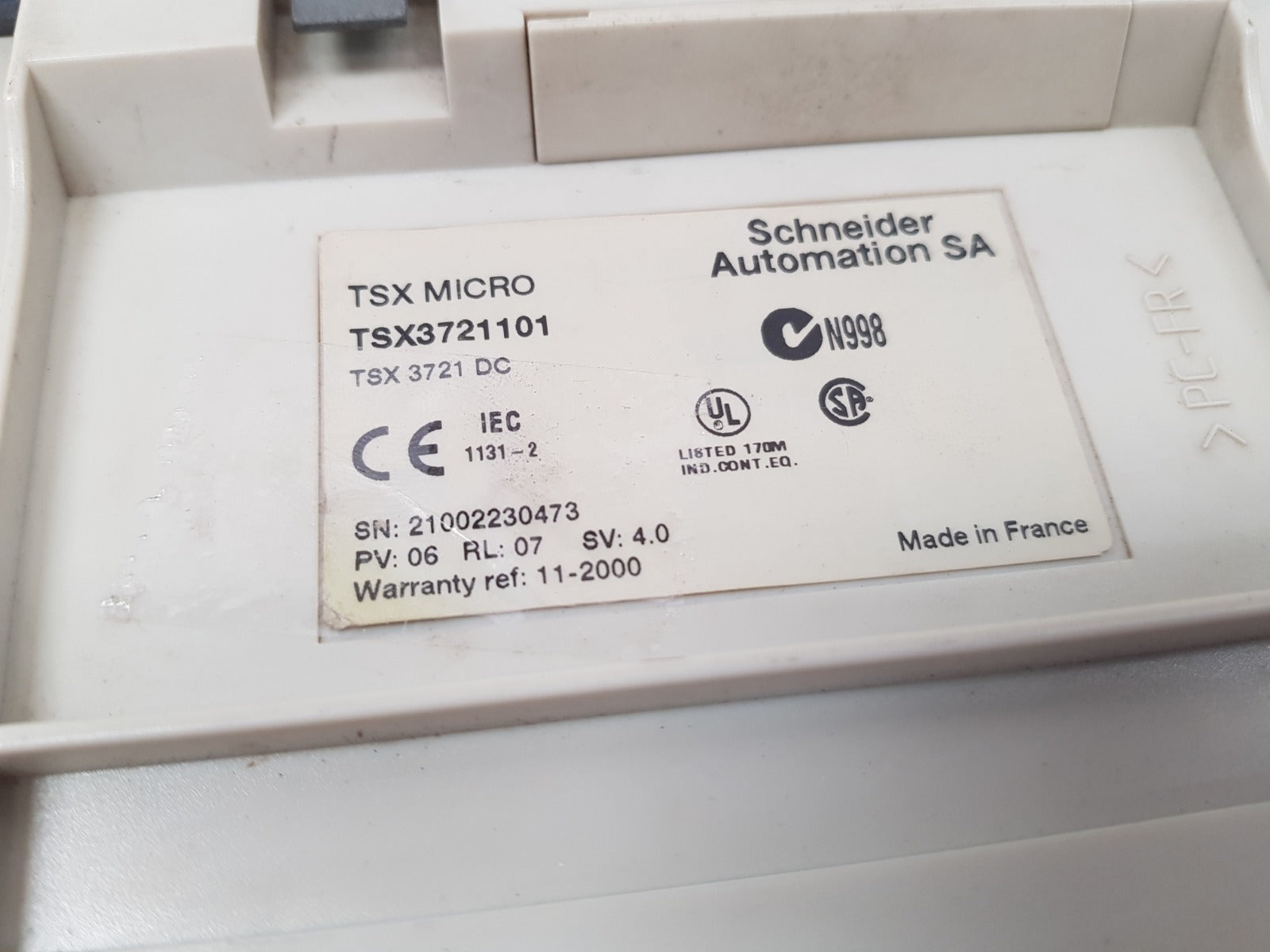 Schneider Tsx3721101 Tsx Micro Plc Base Controller Unit