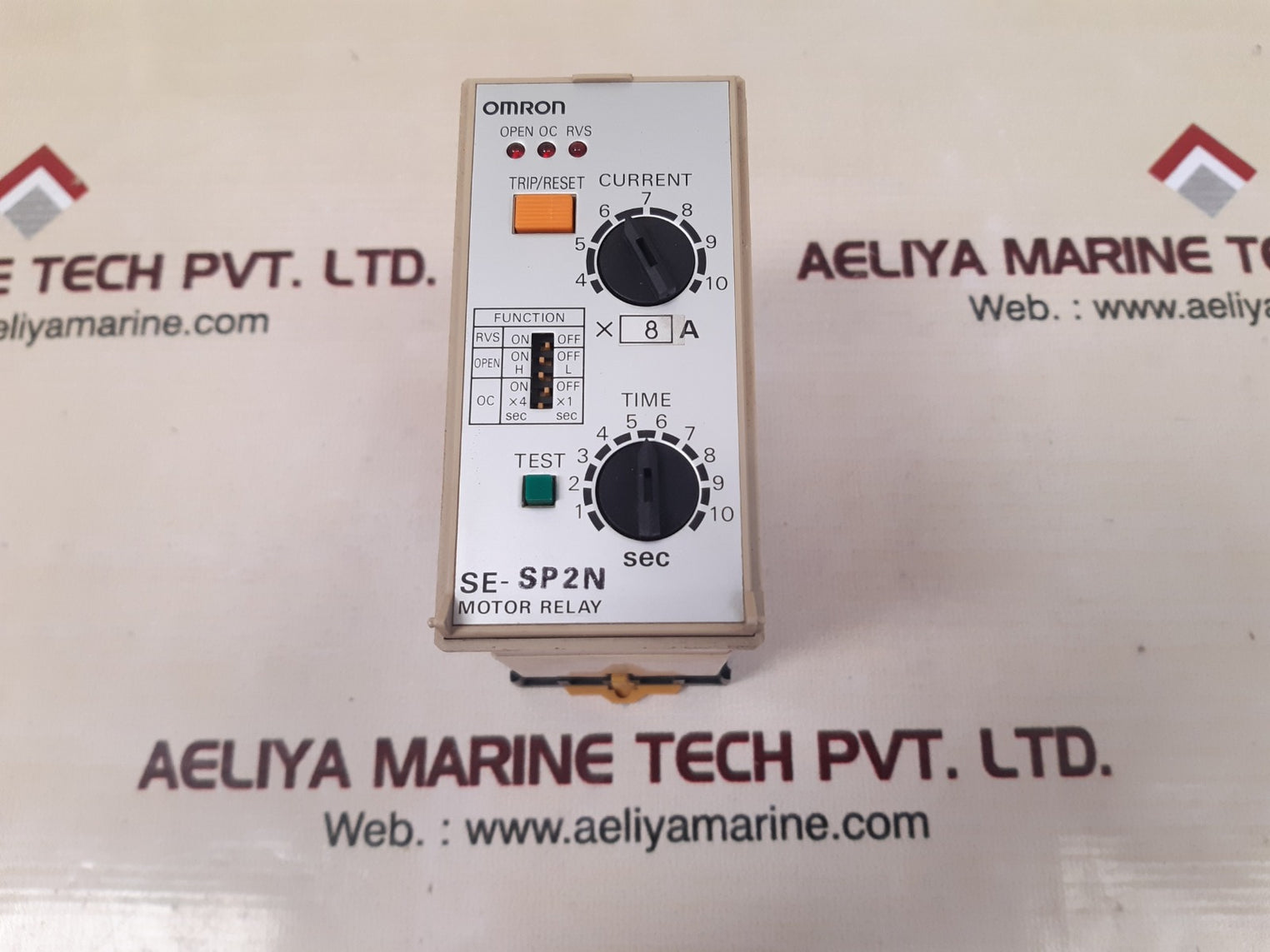 Omron Se-sp2N Motor Relay 200/220/240Vac Time 1 To 10 Sec