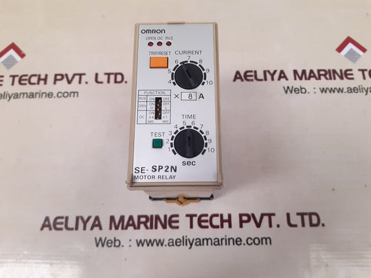 Omron Se-sp2N Motor Relay 200/220/240Vac Time 1 To 10 Sec