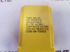 Potter & Brumfield Cdb-38-70003 Time Delay Relay 0.1 To 10 Sec