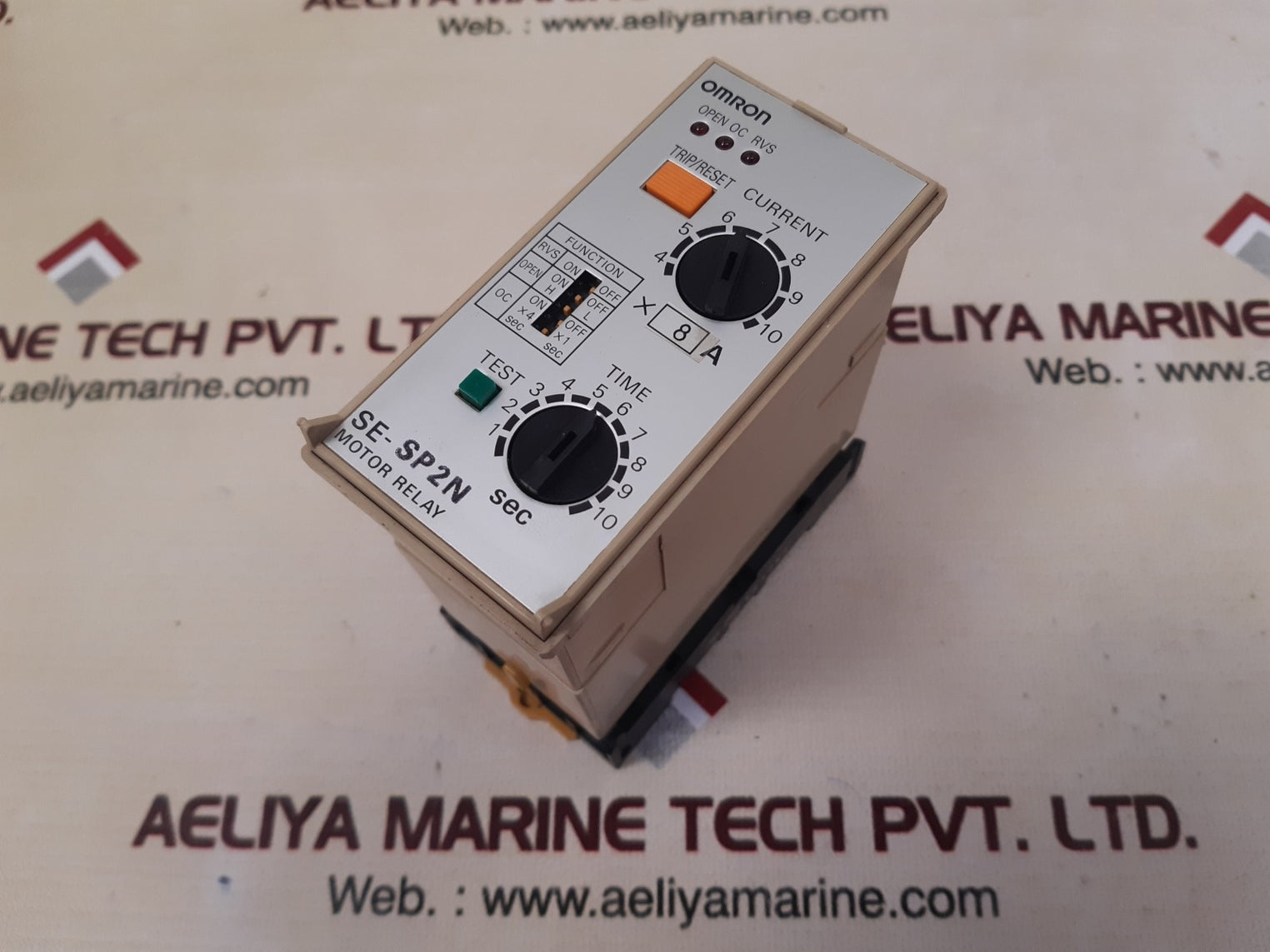 Omron Se-sp2N Motor Relay 200/220/240Vac Time 1 To 10 Sec