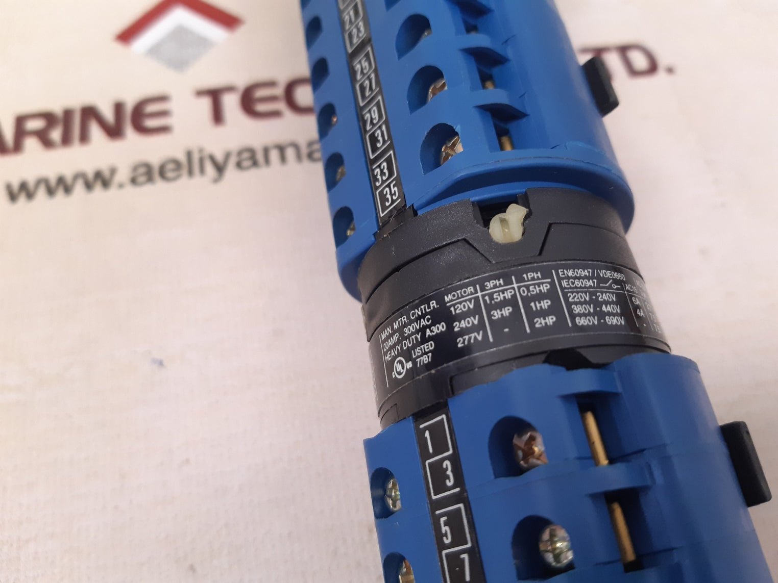 Kraus & Naimer Ca10 20Amp. 300Vac Rotary Switch