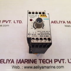 Siemens 7Pu1540-1Bg31-0Z Off Delay Electronic Timer 0.6-6 Sec