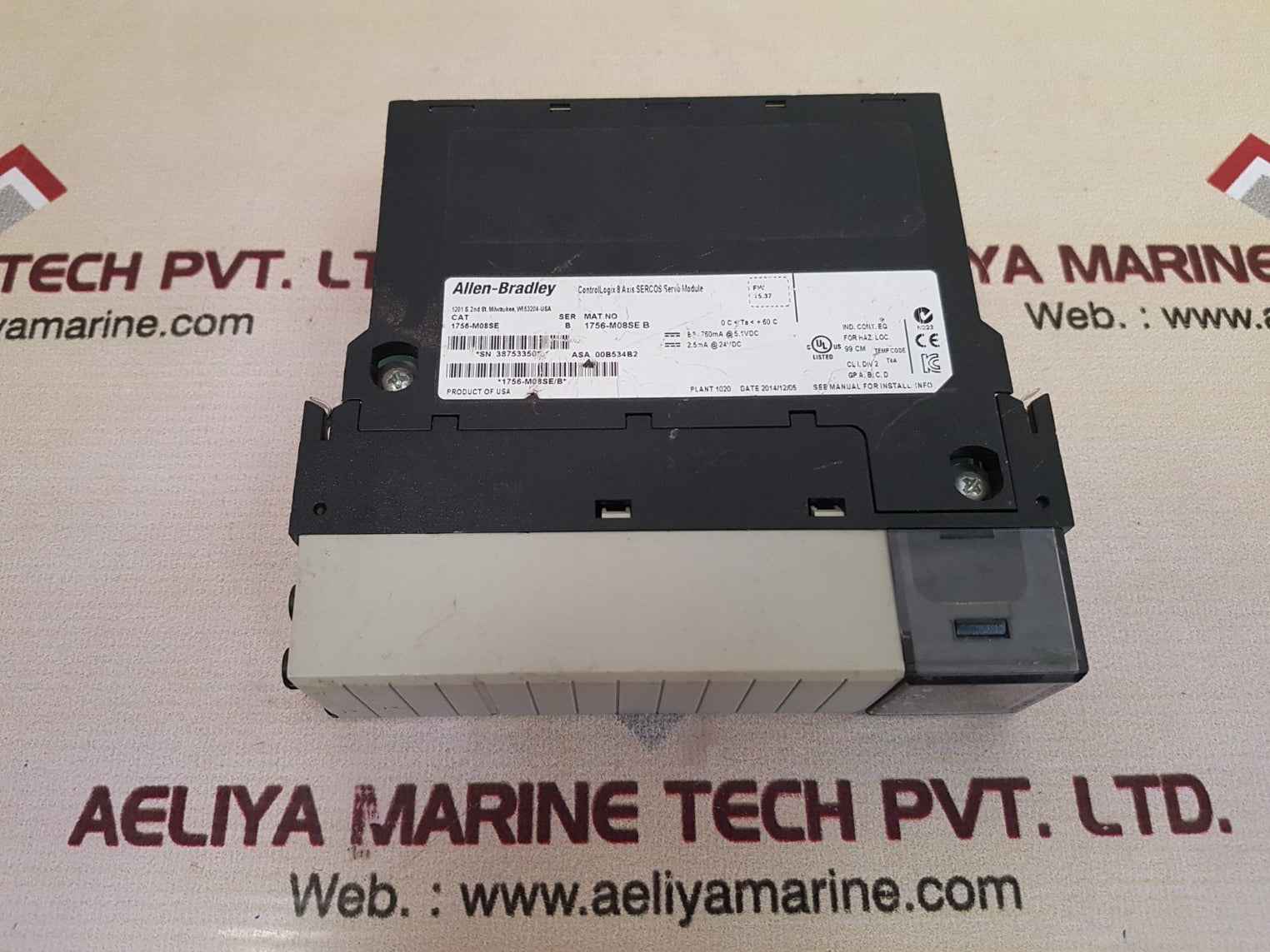 Allen-bradley 1756-m08Se Ser. B Controllogix 8 Axis Sercos Servo Module
