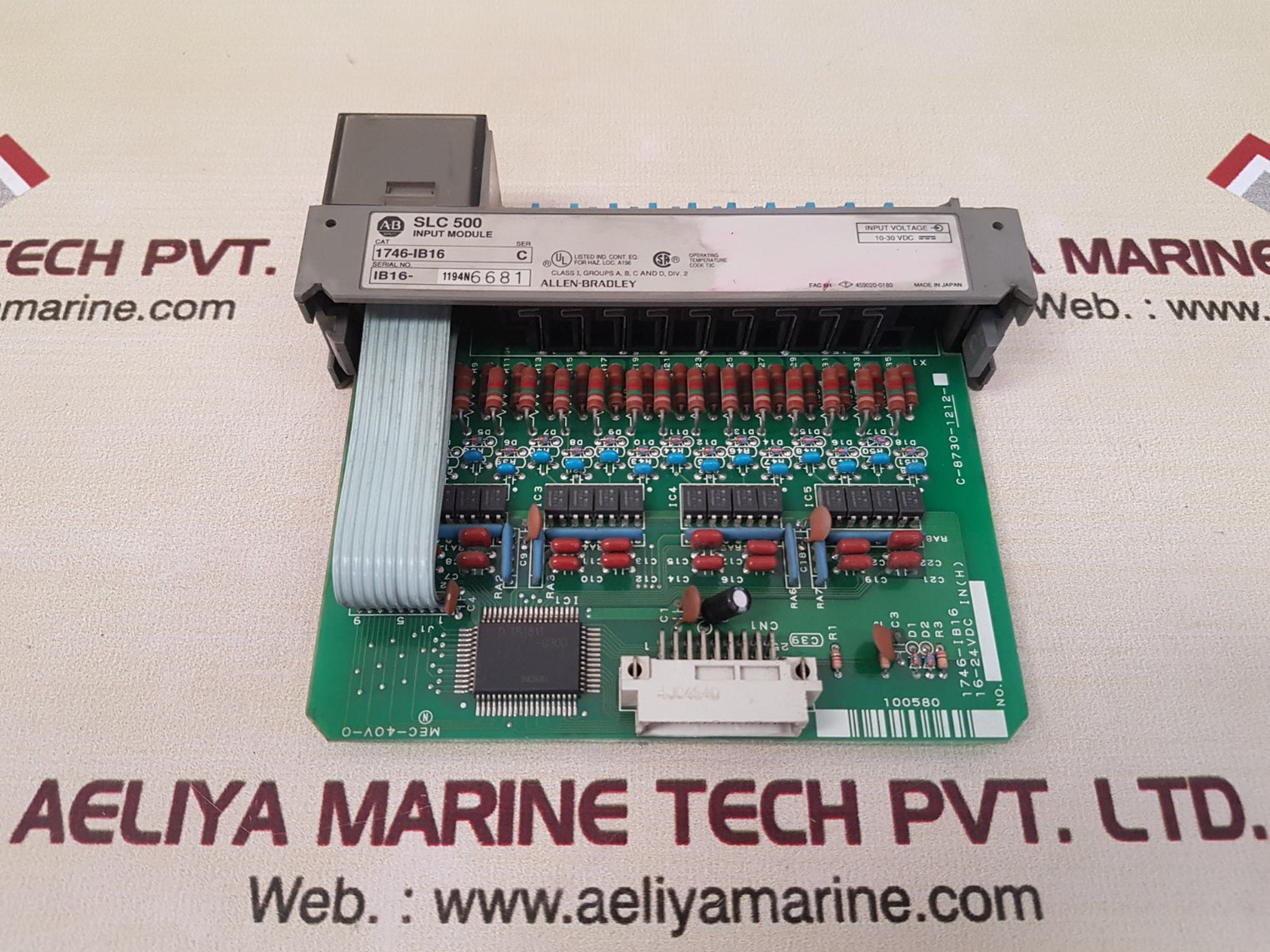 Allen-bradley 1746-ib16 Ser C Slc 500 Input Module