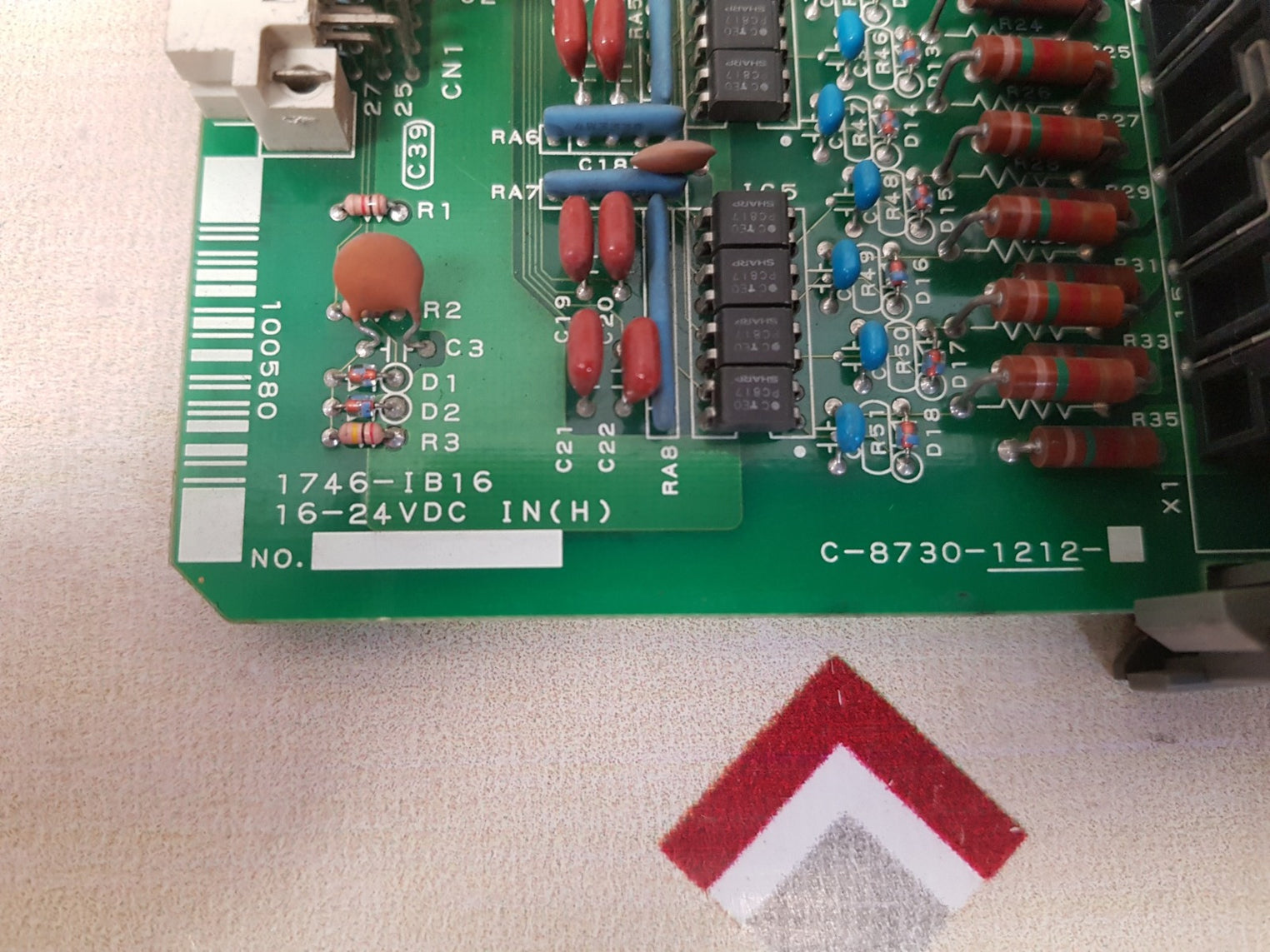 Allen-bradley 1746-ib16 Ser C Slc 500 Input Module