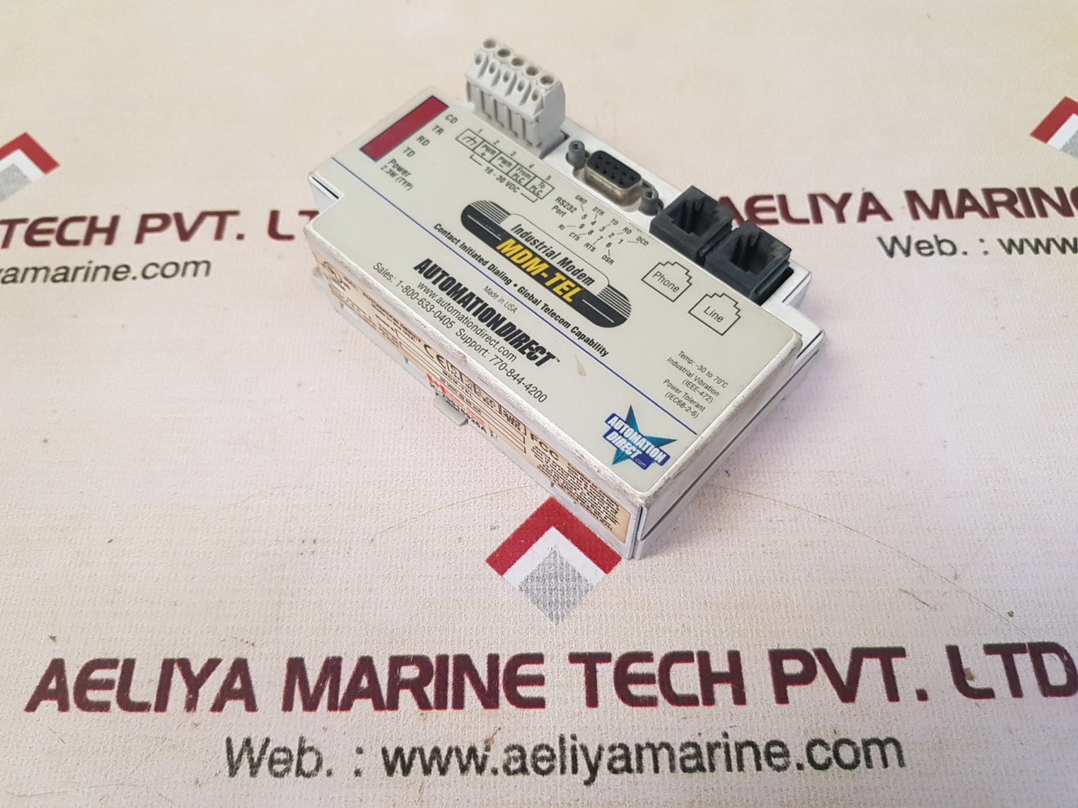 Automation Direct Mdm-tel Industrial Modem Temp -30 To 70°C
