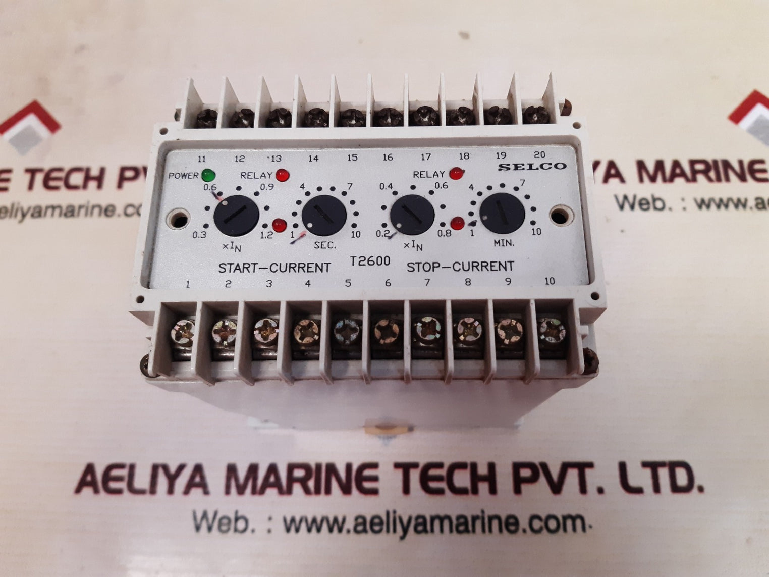 Selco T2600 Dual Current Relay T2600-09