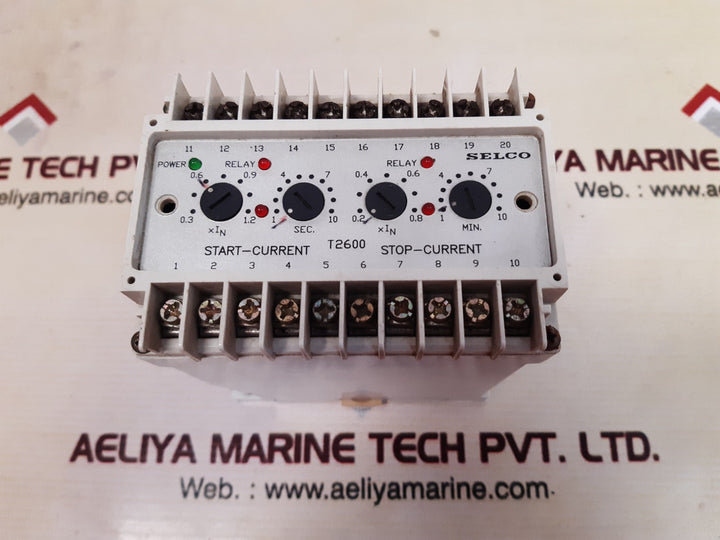 Selco T2600 Dual Current Relay T2600-09