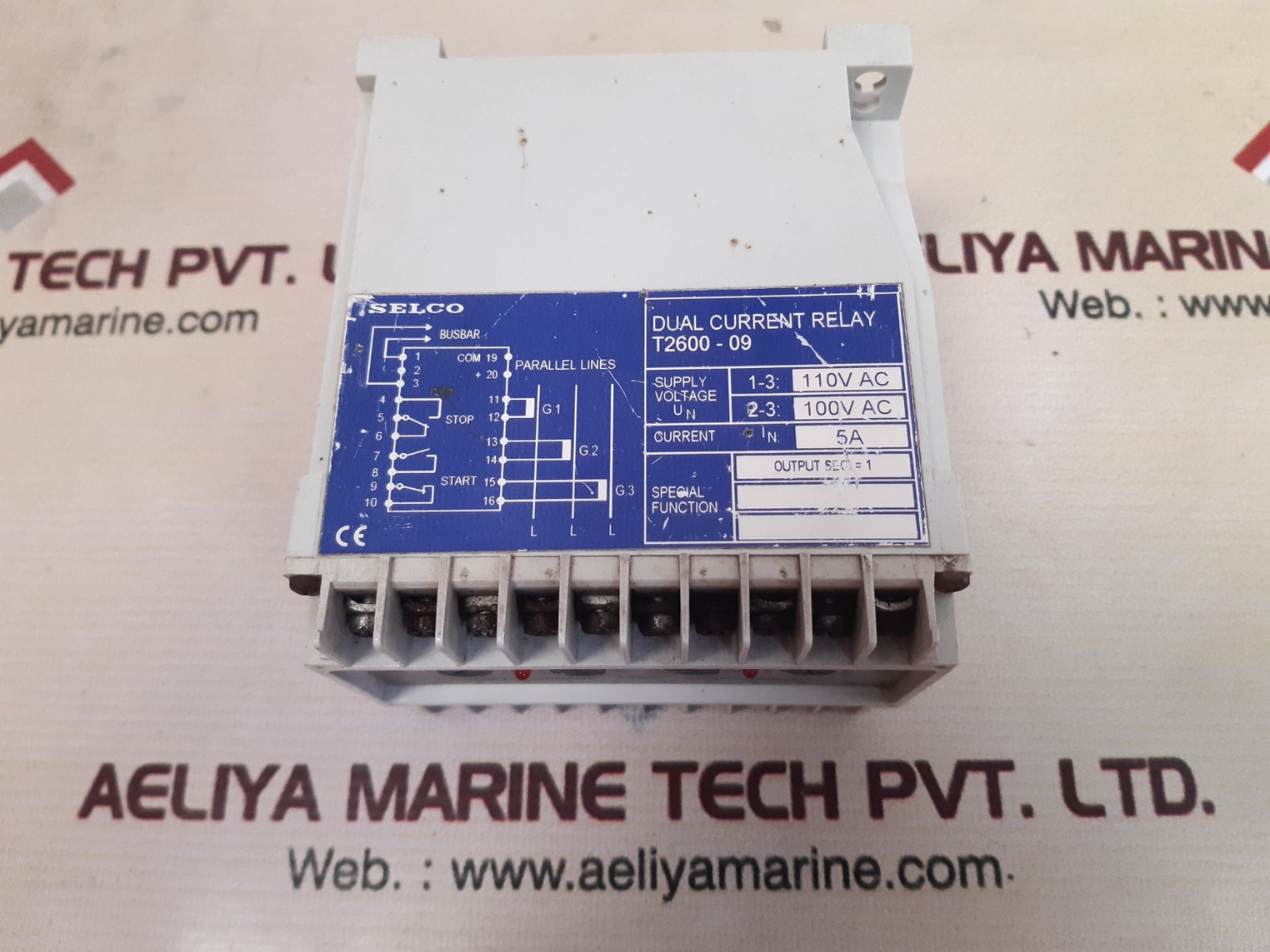 Selco T2600 Dual Current Relay T2600-09