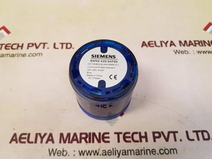 Siemens 8Wn4 420-5Af00 Continuous Light Element 24V Ac/Dc
