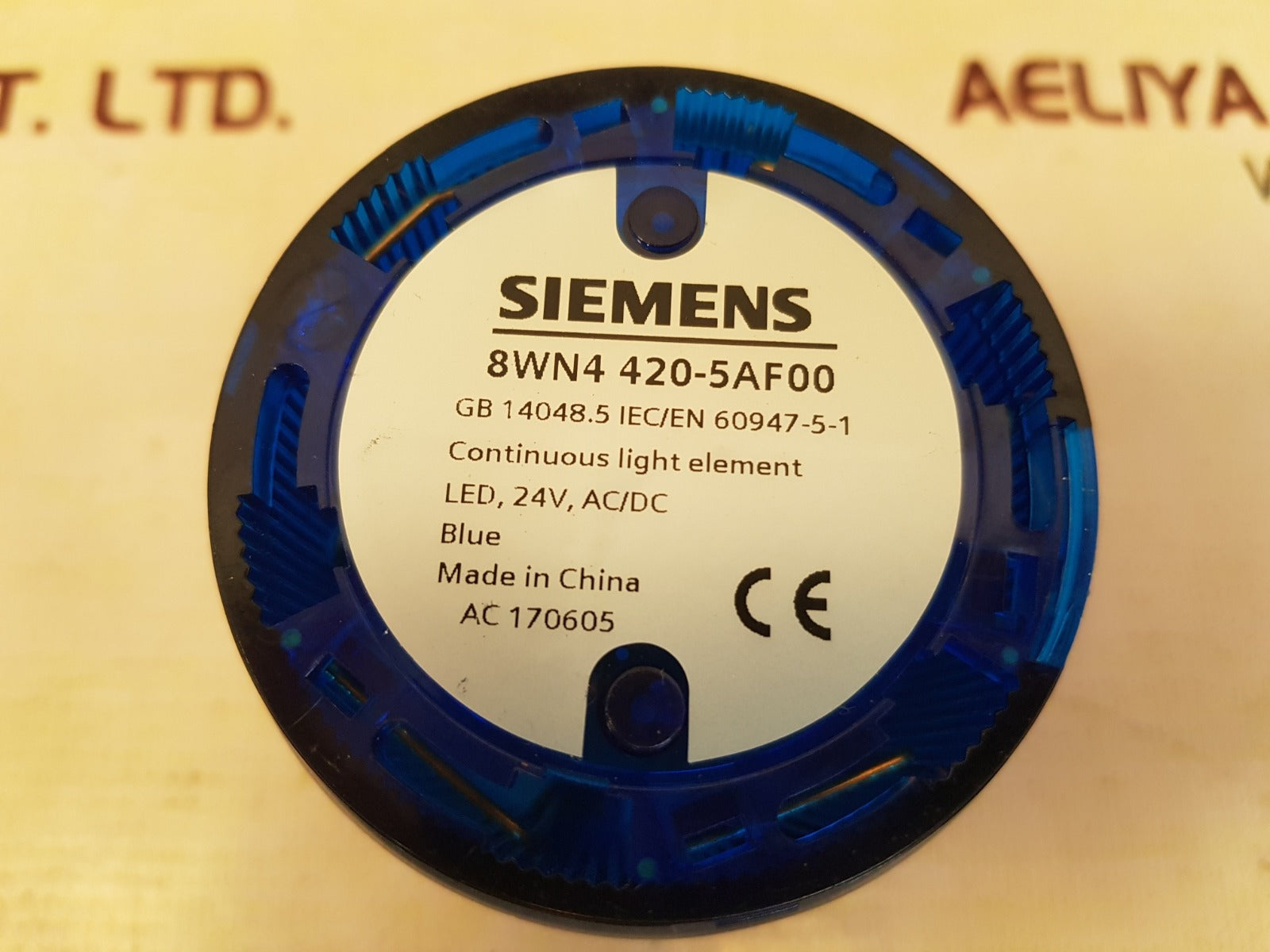 Siemens 8Wn4 420-5Af00 Continuous Light Element 24V Ac/Dc