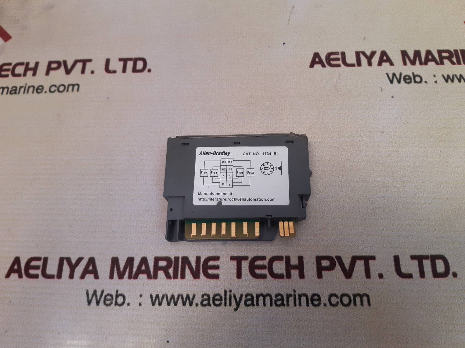 Allen-bradley 1734-ib4 Ser C Input Module Rev A02