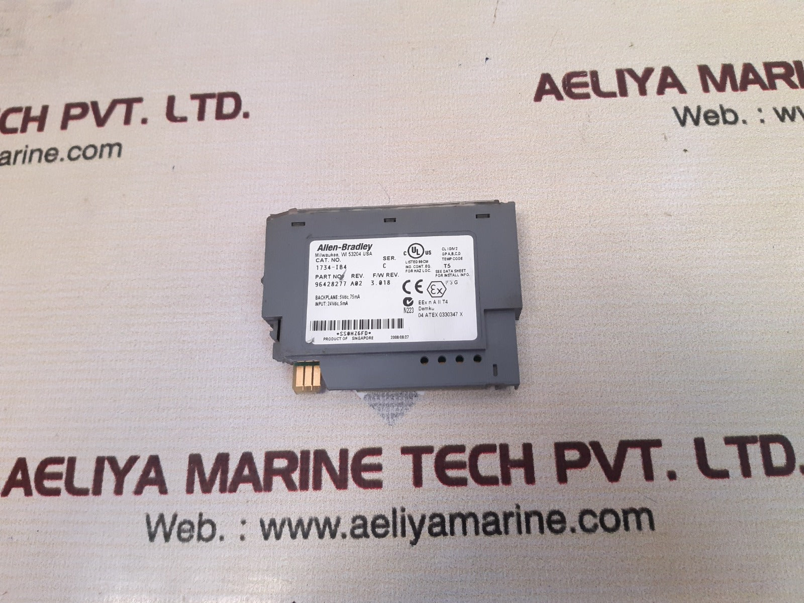 Allen-bradley 1734-ib4 Ser C Input Module Rev A02